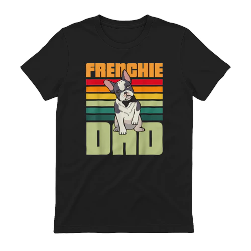 Frenchie Papà Idea Regalo Il Cane Bulldog Francese Maglietta
