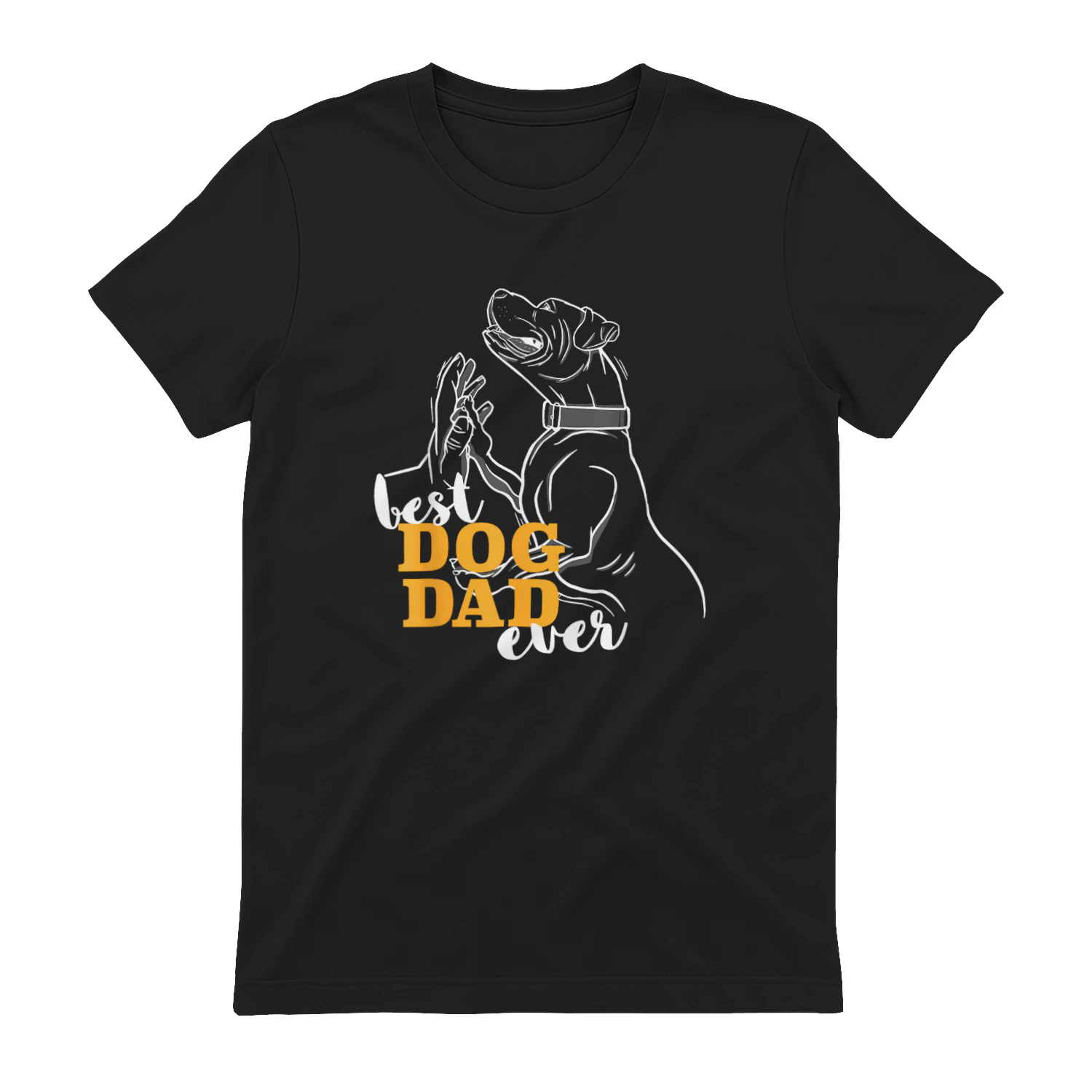 Best Dog Dad Ever Miglior Pitbull Boxer cane papà Maglietta