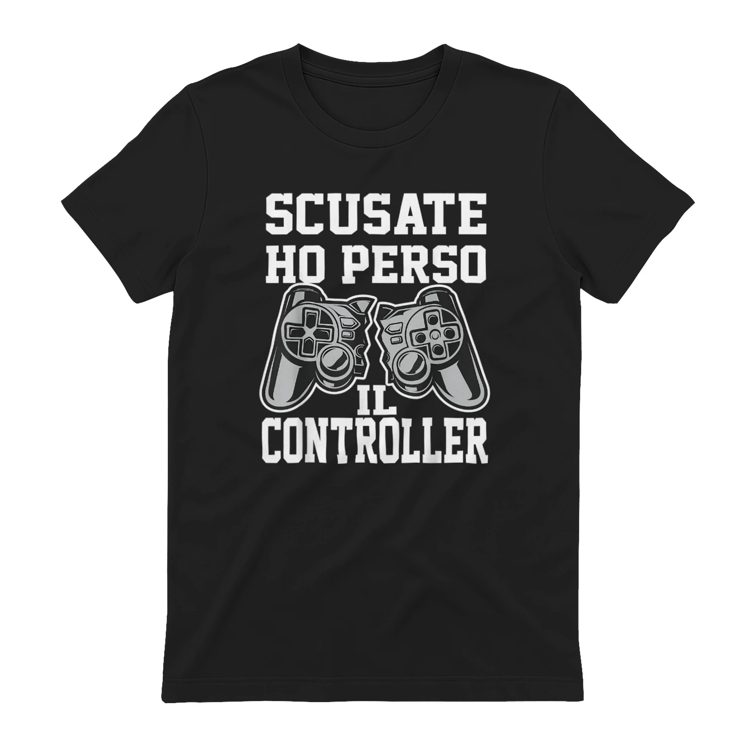 Citazione Divertente Gamer Videogioco Play Design Controller Maglietta