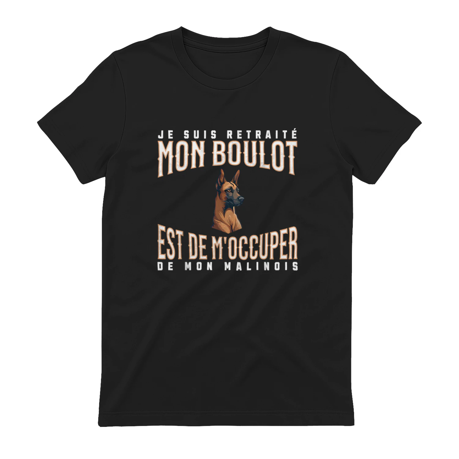 Citations drôles retraité malinois chien belge grand-père T-Shirt