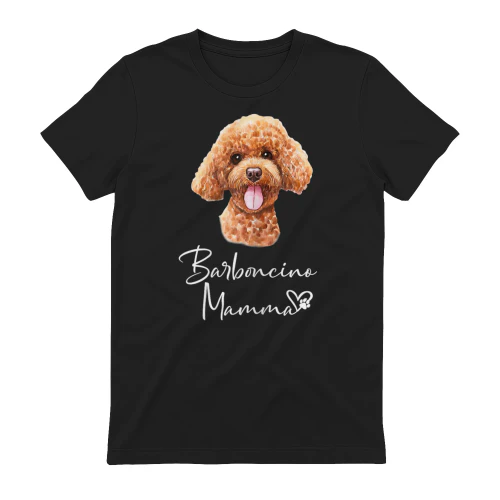 Regalo de perro de mamma BARBONCINO mammina Maglietta