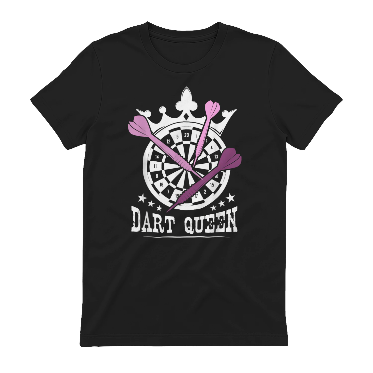 Dart Queen Per Il Giocatore E Freccette Fan Donne Maglietta