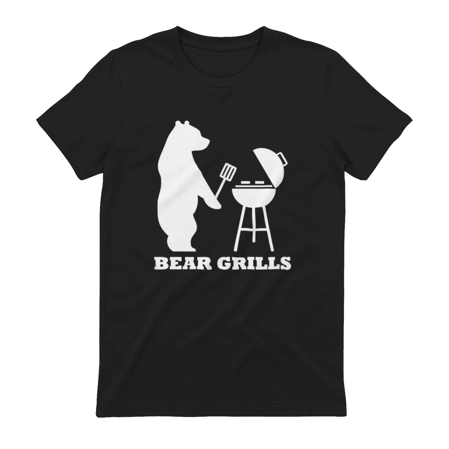 Bear Grills- Funny Bear Grilling BBQ Grill Bear Tee Gifts Maglietta