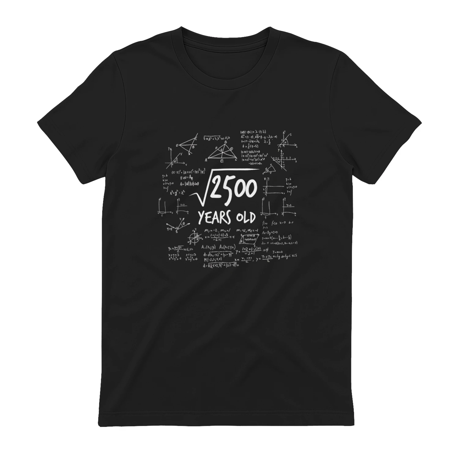 50° Compleanno - radice di 2500 Matematica Nerd Matematica Maglietta
