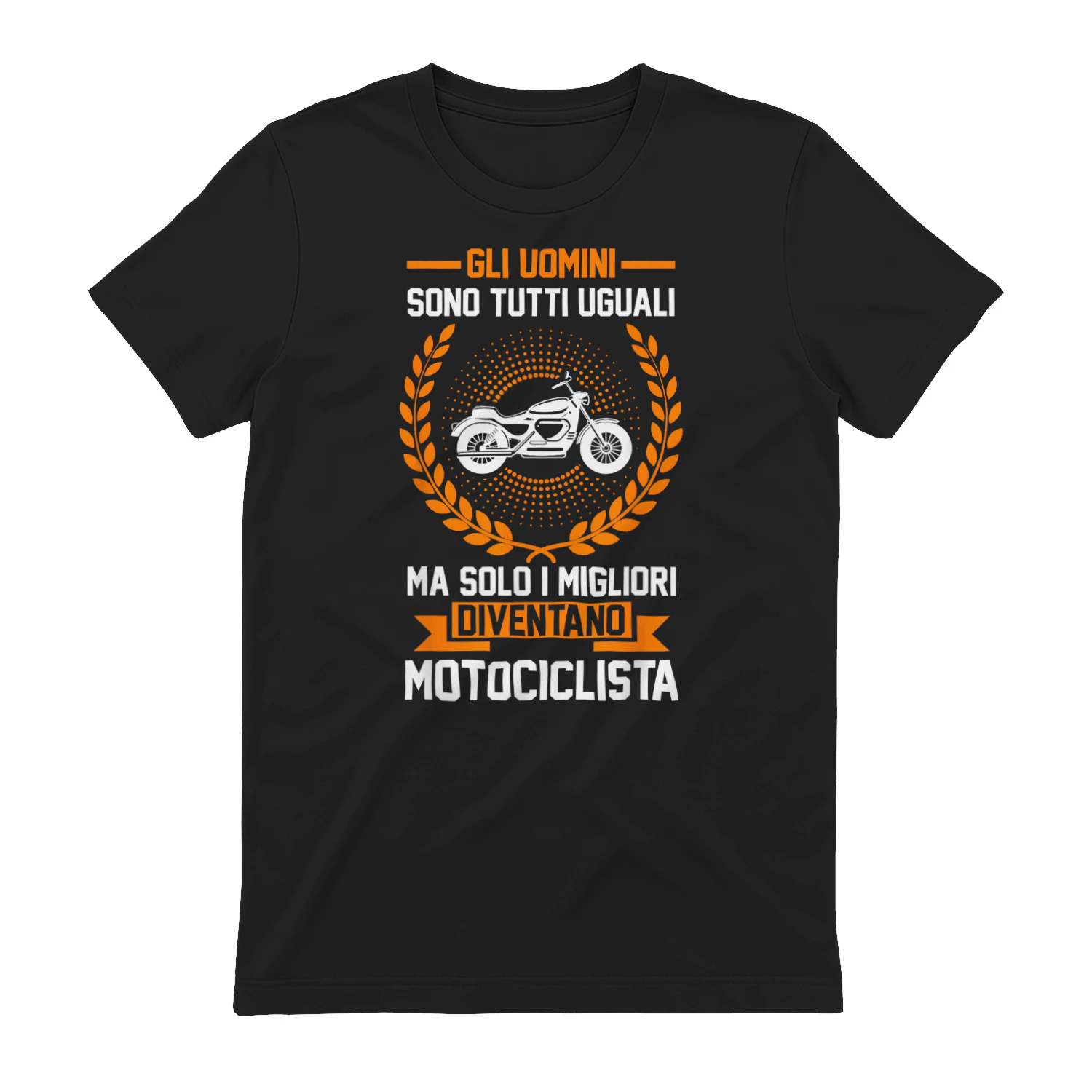 Motociclista Bici Moto Biker Maglietta