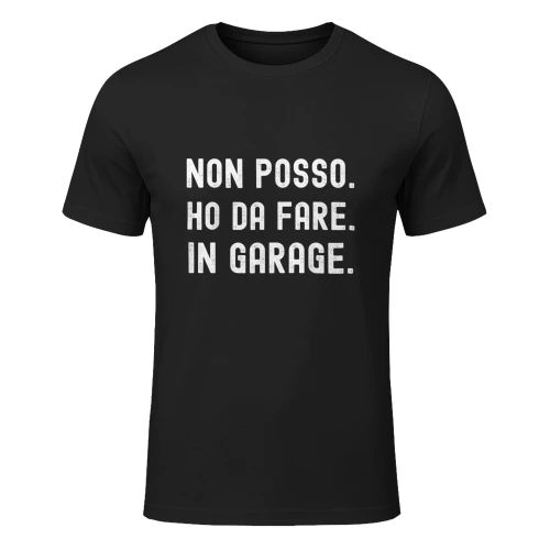 Meccanico Auto e Moto Simpatica Motori Garage Regalo Maglietta