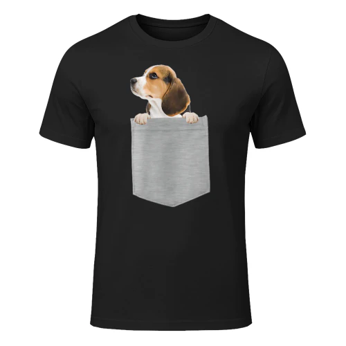 Dog in Your Pocket Beagle Puppy Maglietta