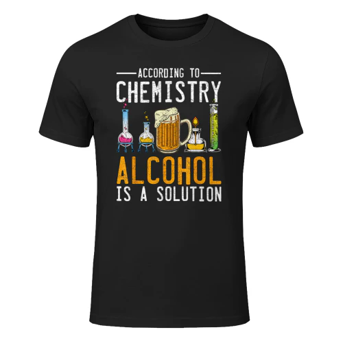 Scienziato Idea Regalo Chimico Ubriaco Birra Chimica Maglietta