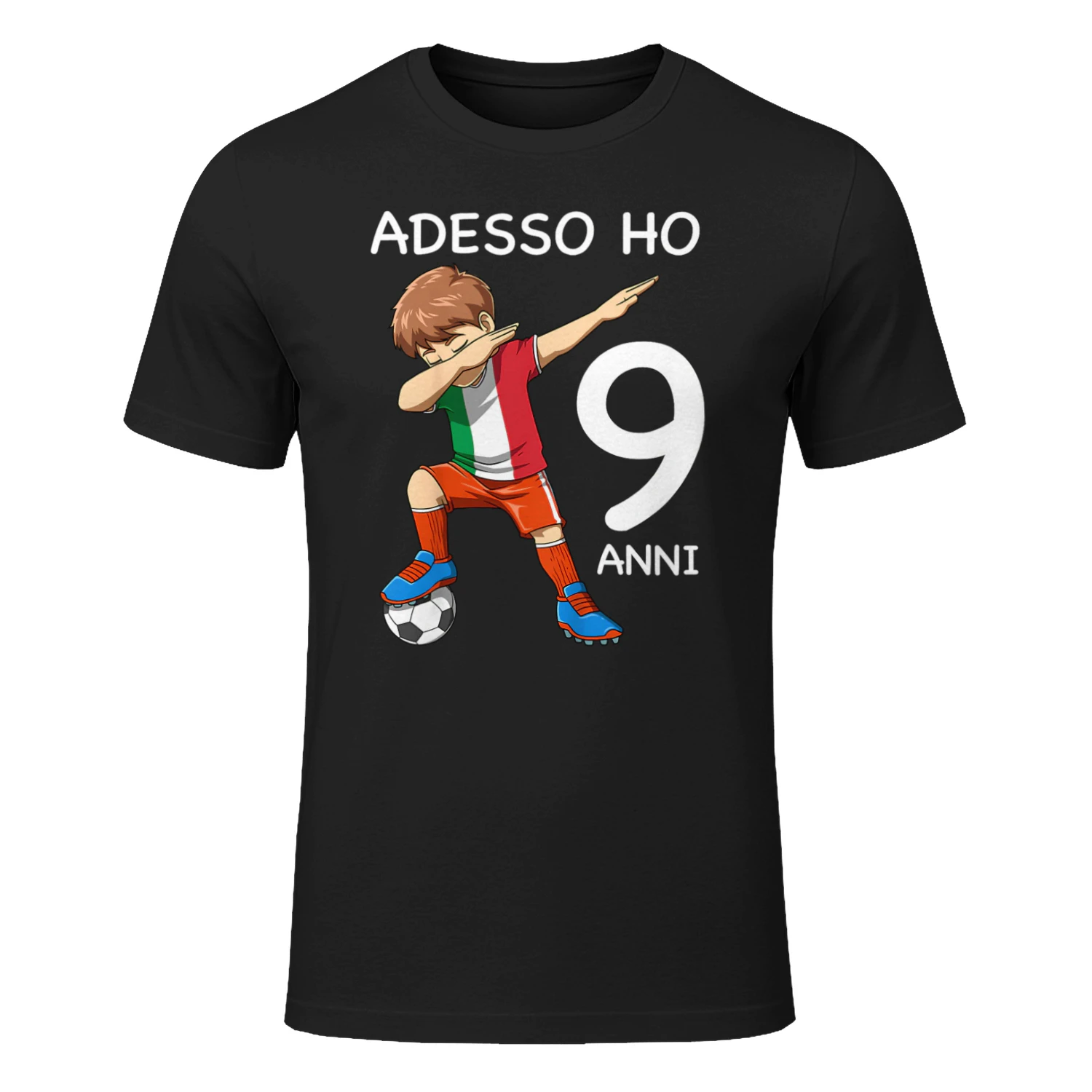 9 Compleanno Bambini & Calcio Italia - Regalo di 9 Anni Maglietta