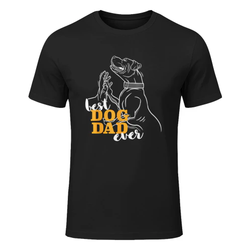 Best Dog Dad Ever Miglior Pitbull Boxer cane papà Maglietta