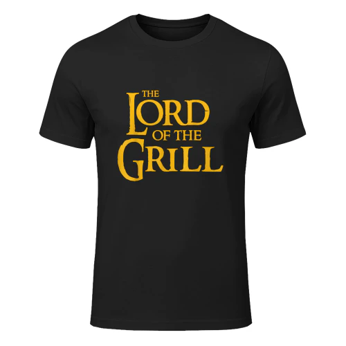The Lord of The Grill - T-Shirt BBQ Meat Grilling Maglietta
