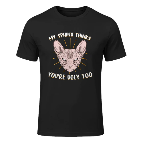Divertente Sphynx Cat Lover per Gatti Feline Hairless Maglietta