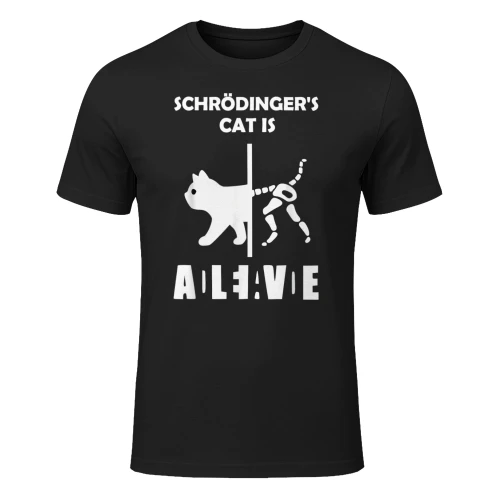 Il Gatto di Schrödinger - Dead And Alive - Nerd della Fisica Maglietta