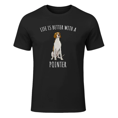 La Vita è Migliore Con Un Cane Pointer Inglese Maglietta