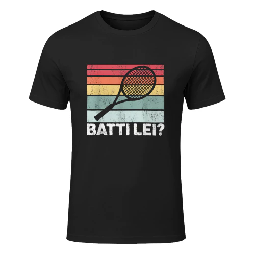 Batti Lei? Detto Divertente Giocatore di Tennis Maglietta