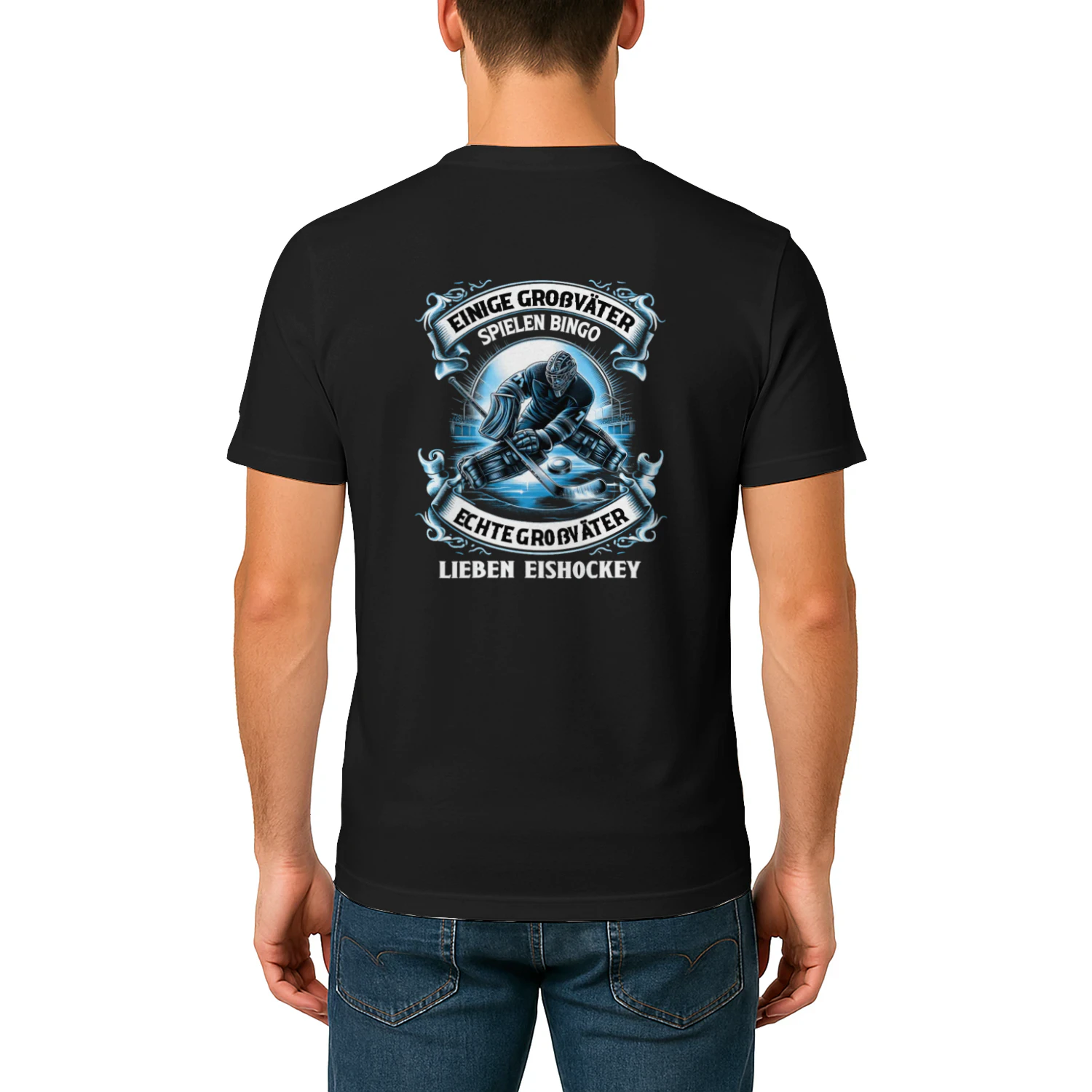 Ice Hockey Grandpas Bingo T-Shirt
