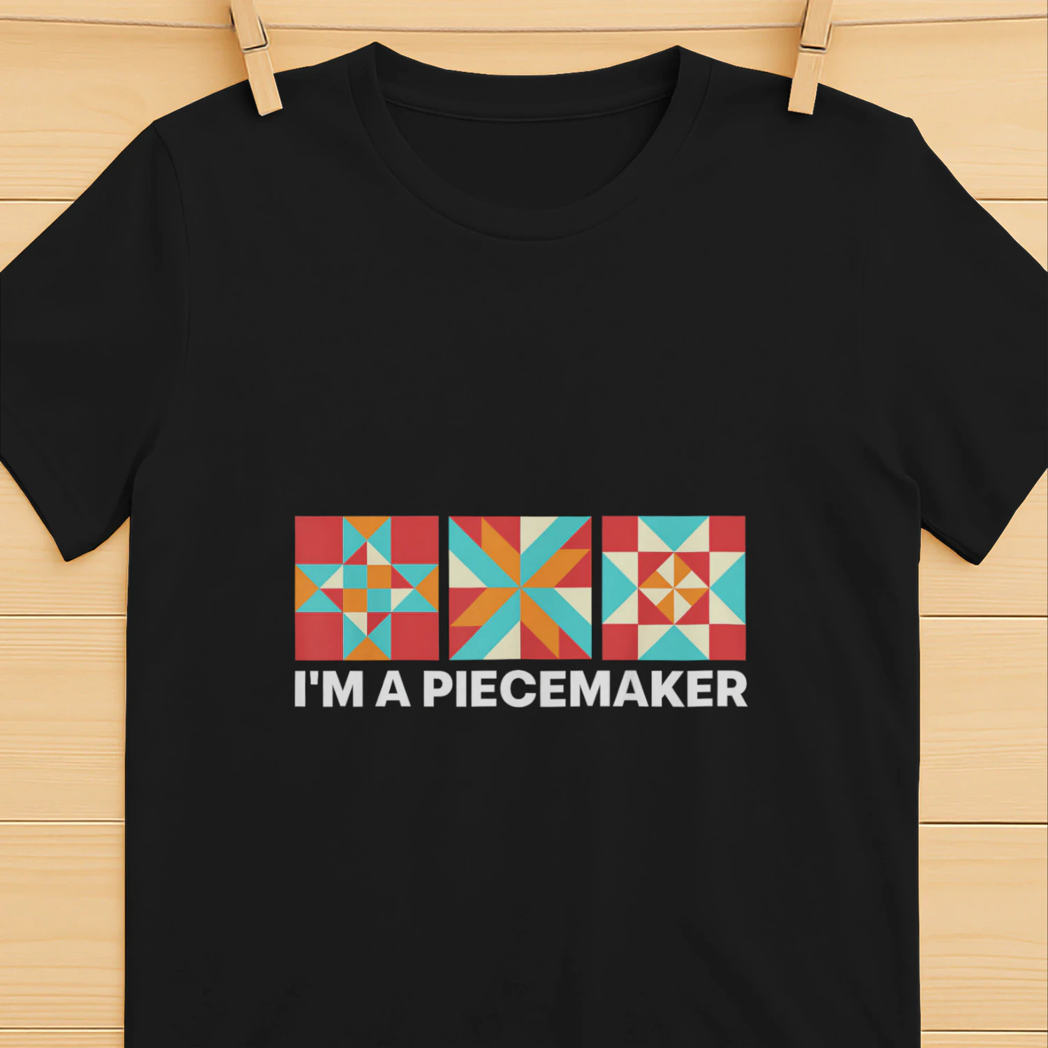 Cool Quilting Art For Women Grandma Piecemaker Quilt Sewing T-Shirt