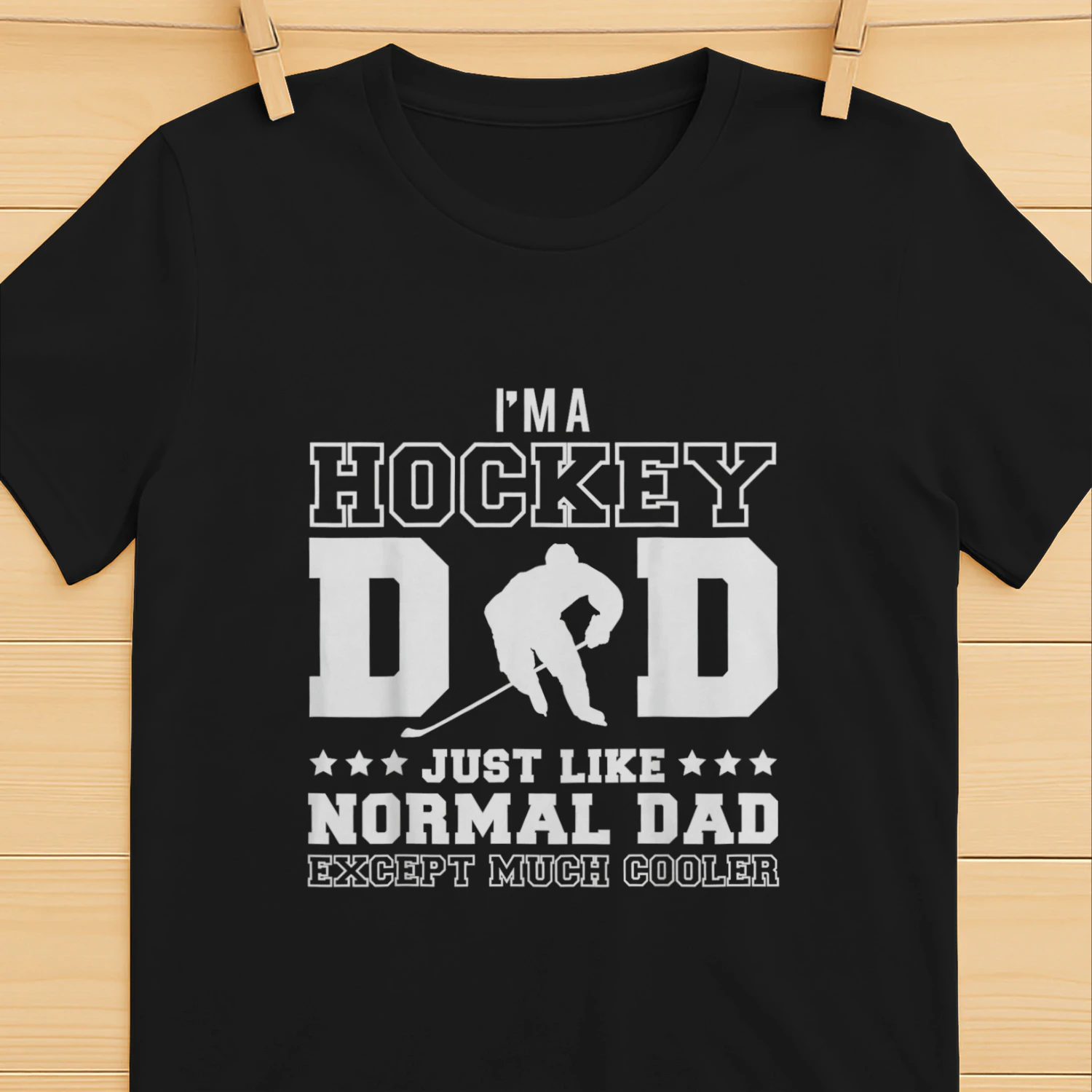 Eishockey Papa Eishockey Vater Spiel Geschenk Trainer Trainer T-Shirt