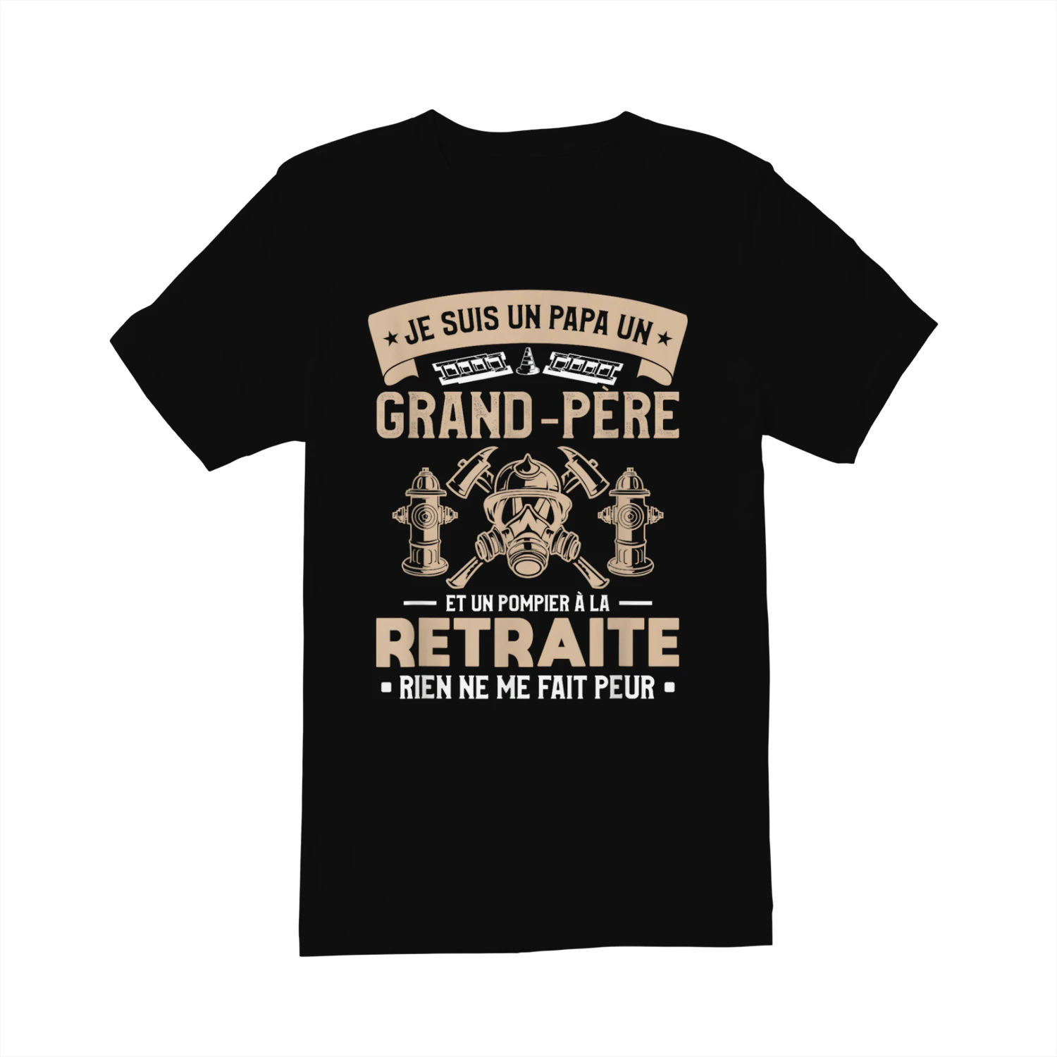 Idée Drôle De Cadeau De Retraite Pour Pompier Retraité Papy T-Shirt