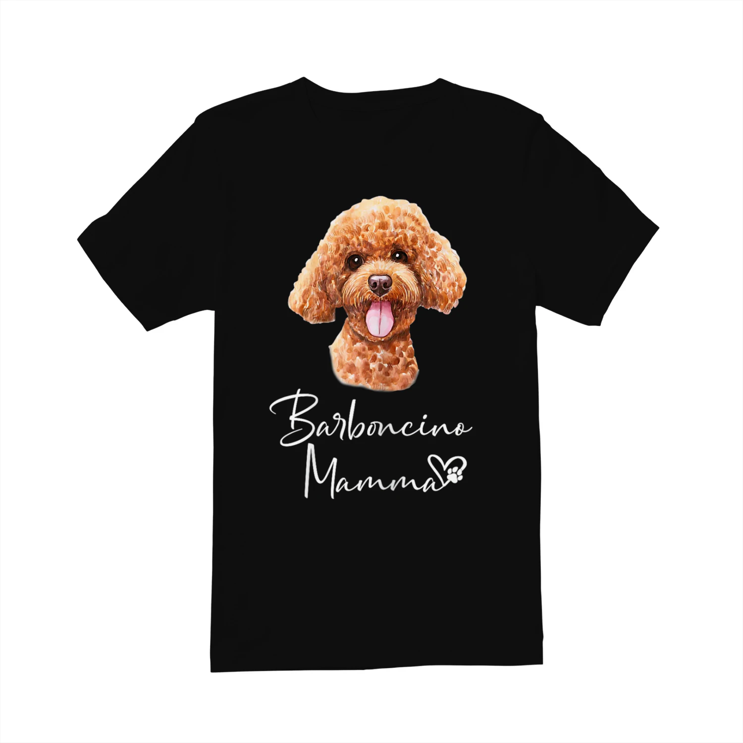 Regalo de perro de mamma BARBONCINO mammina Maglietta