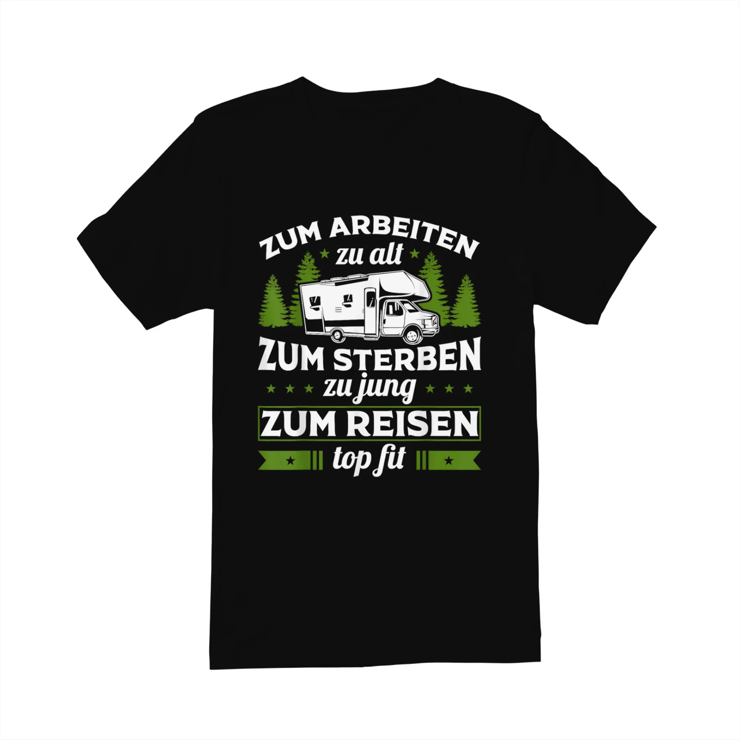 Wohnmobil Rentner Camping Opa Geschenk Camper Urlaub T-Shirt