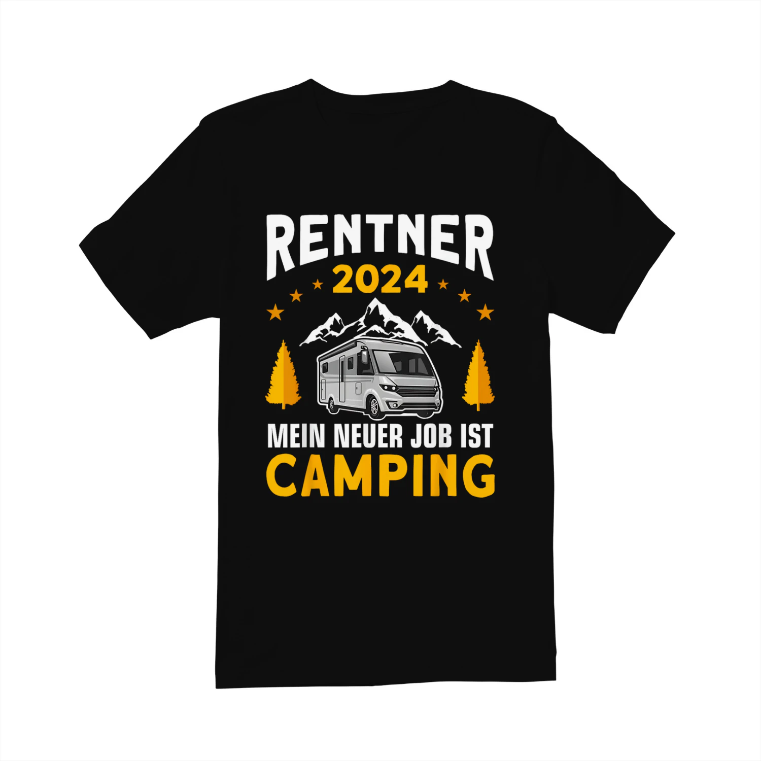 Camper Opa Oma Wohnmobil Rente Ruhestand Camping Rentner T-Shirt