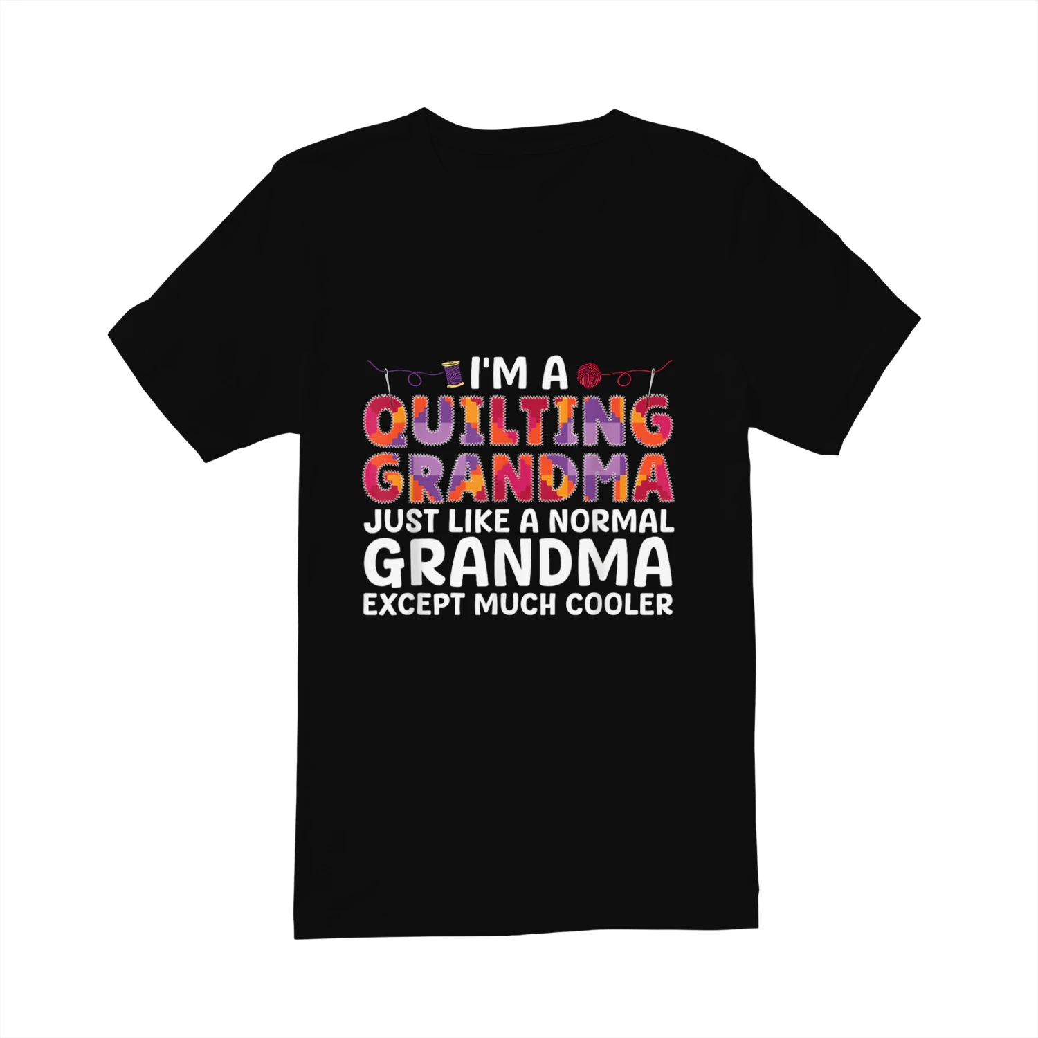 Cool Quilting Design For Women Grandma Quilt Sewing Quilter T-Shirt