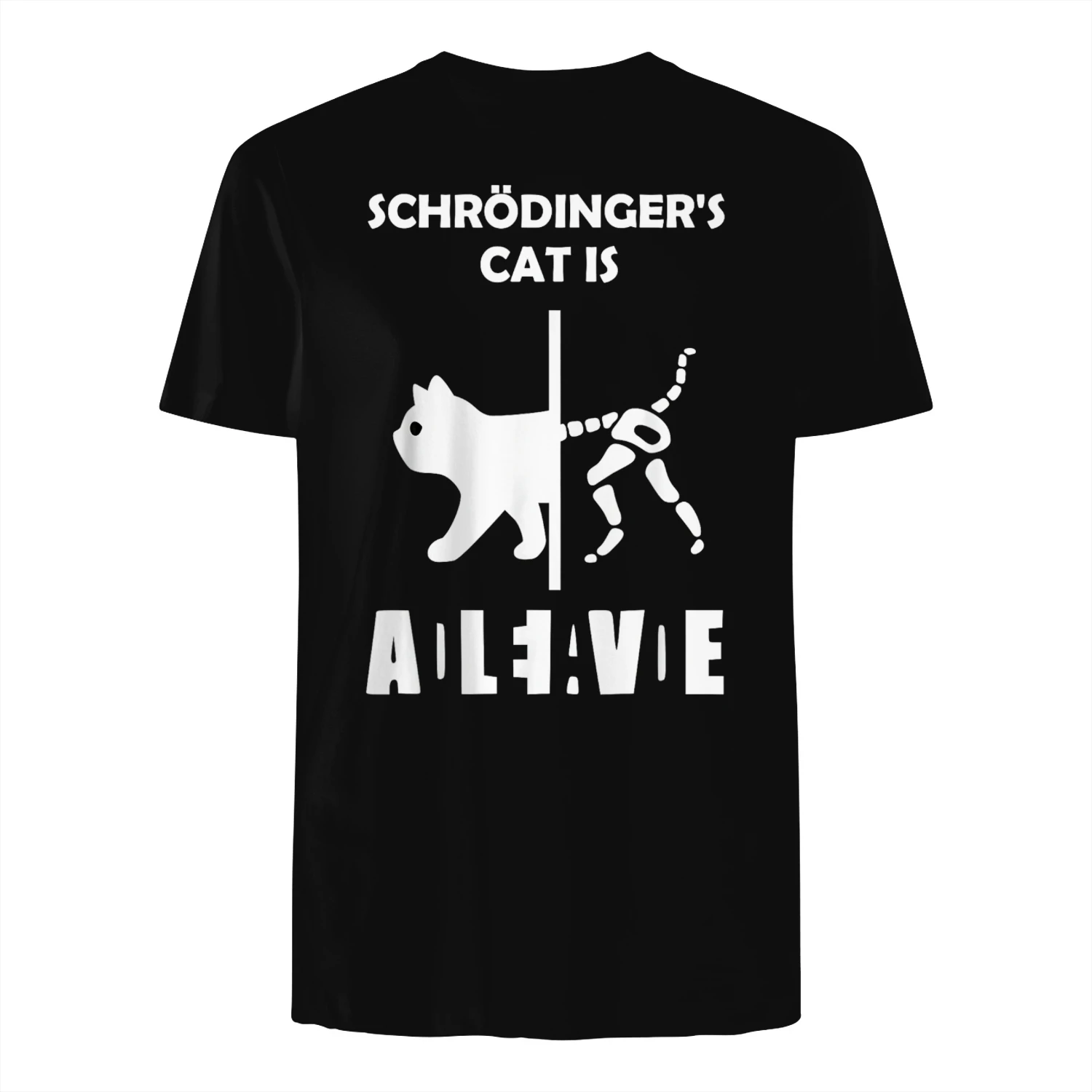 Il Gatto di Schrödinger - Dead And Alive - Nerd della Fisica Maglietta