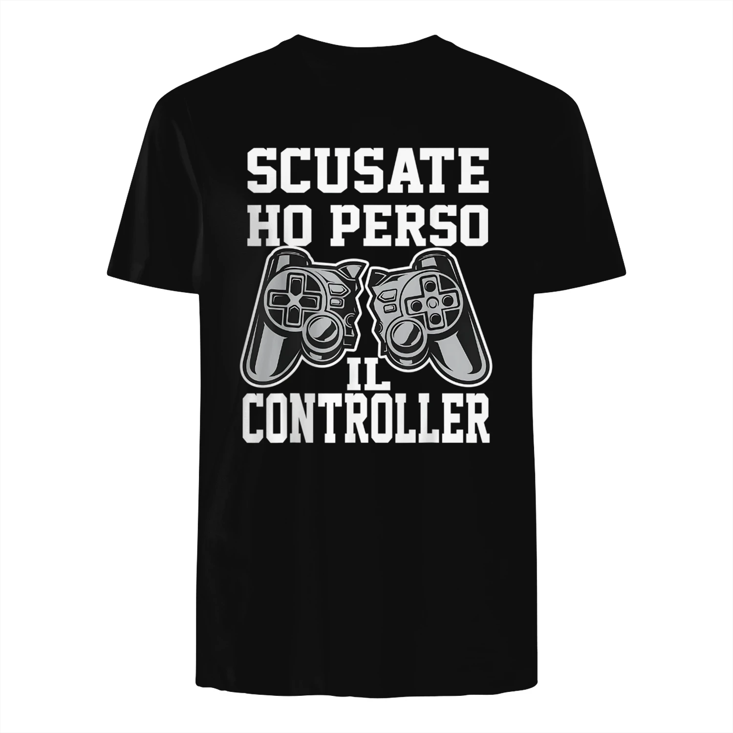 Citazione Divertente Gamer Videogioco Play Design Controller Maglietta