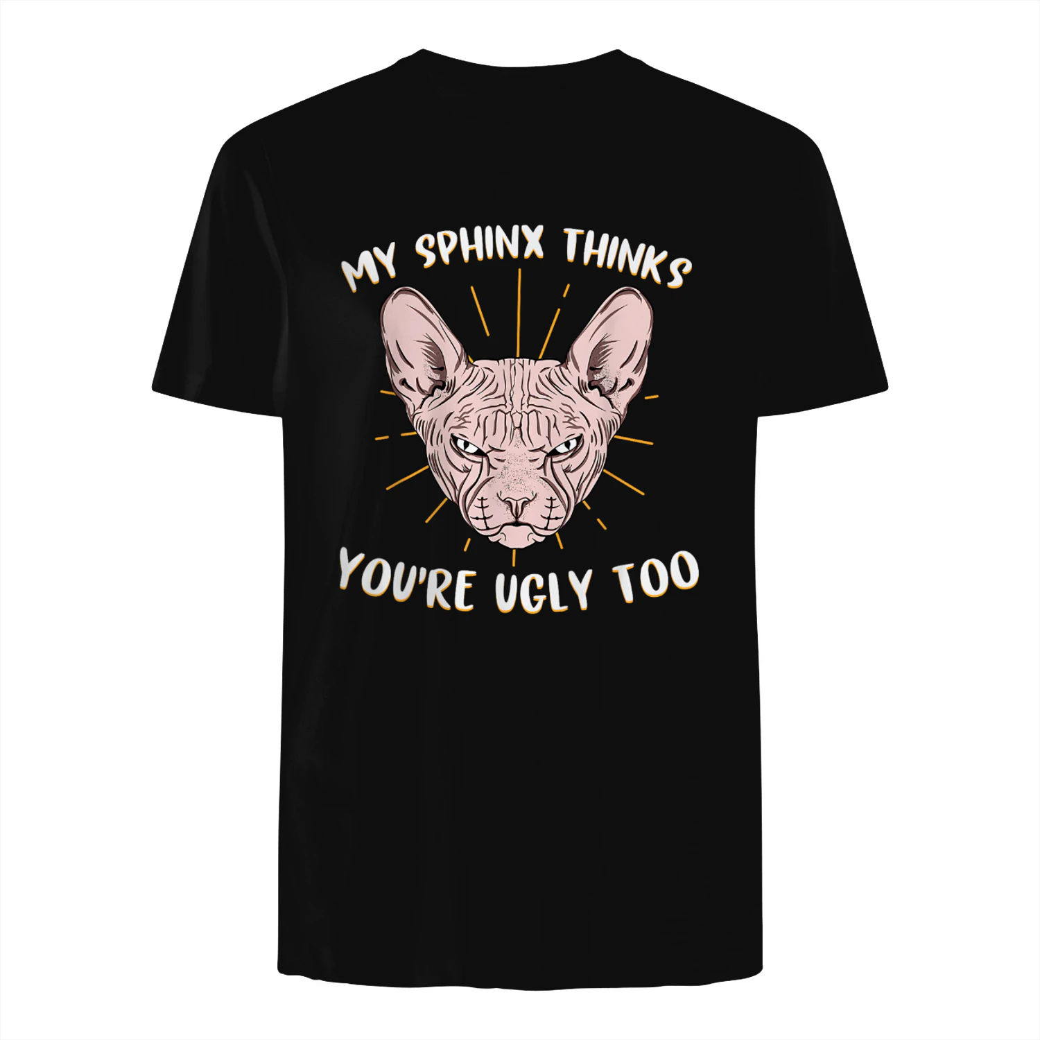 Divertente Sphynx Cat Lover per Gatti Feline Hairless Maglietta