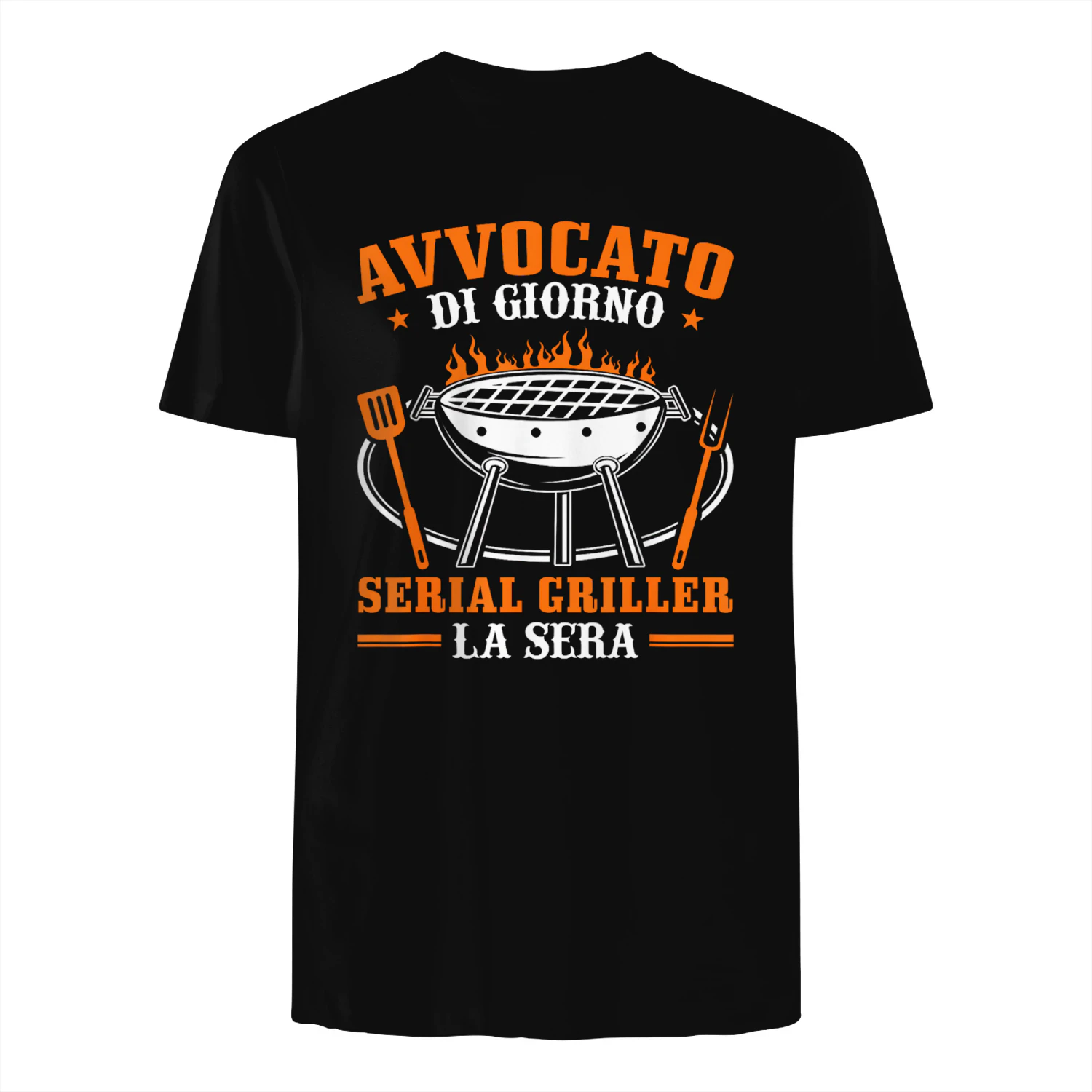 Barbecue Regali BBQ Griglia Avvocato E Serial Griller Maglietta