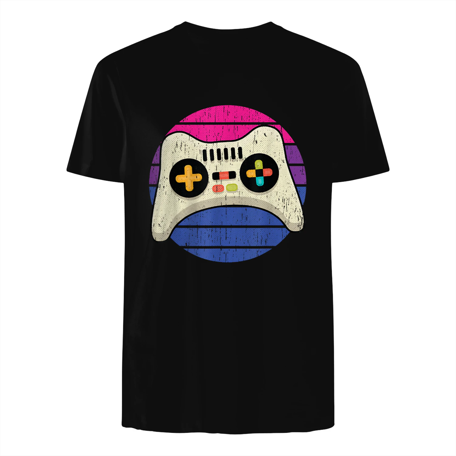 Video-Game Controller Bisexual Pride Gaming LGBTQ Ally Gamer Maglietta