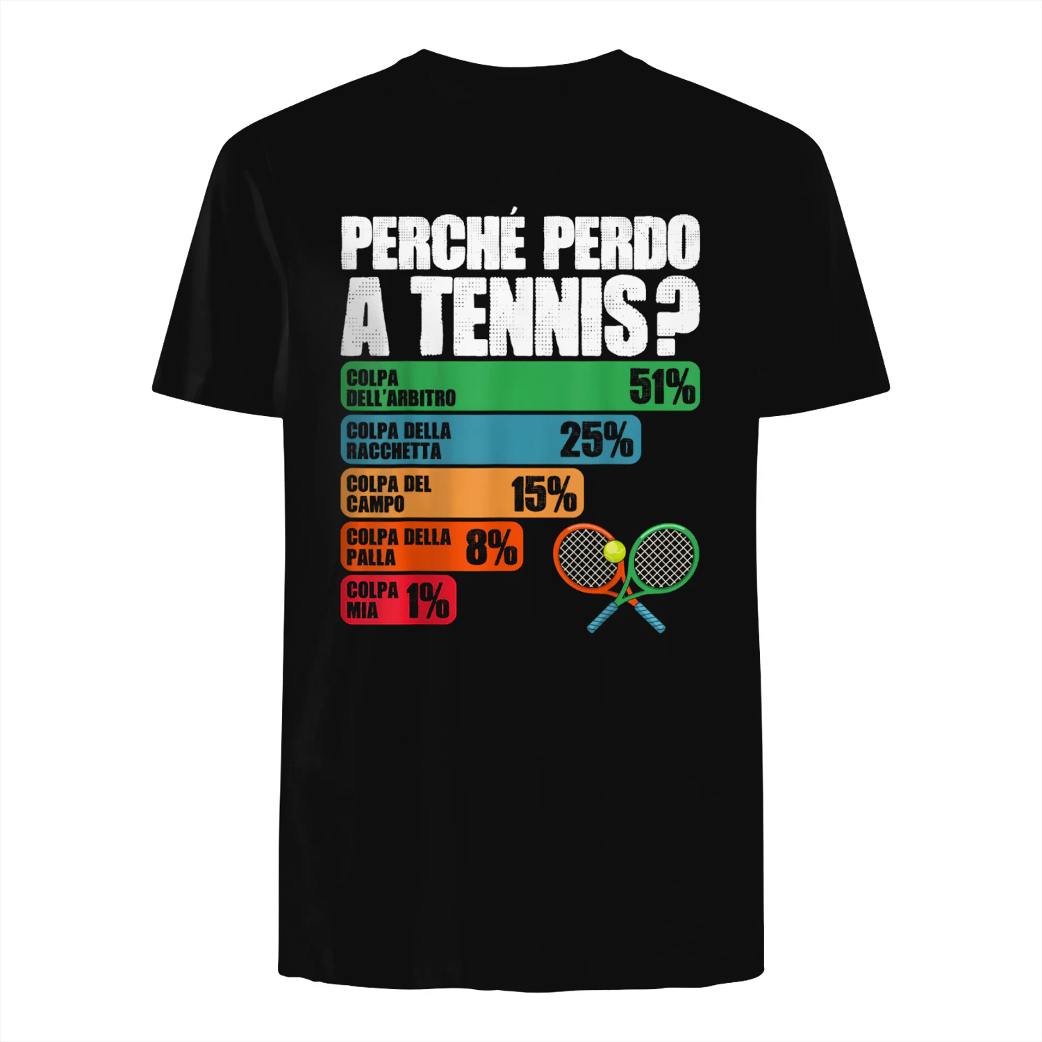 perché Perdo A Tennis Divertente Regalo Tennis Tennista Maglietta