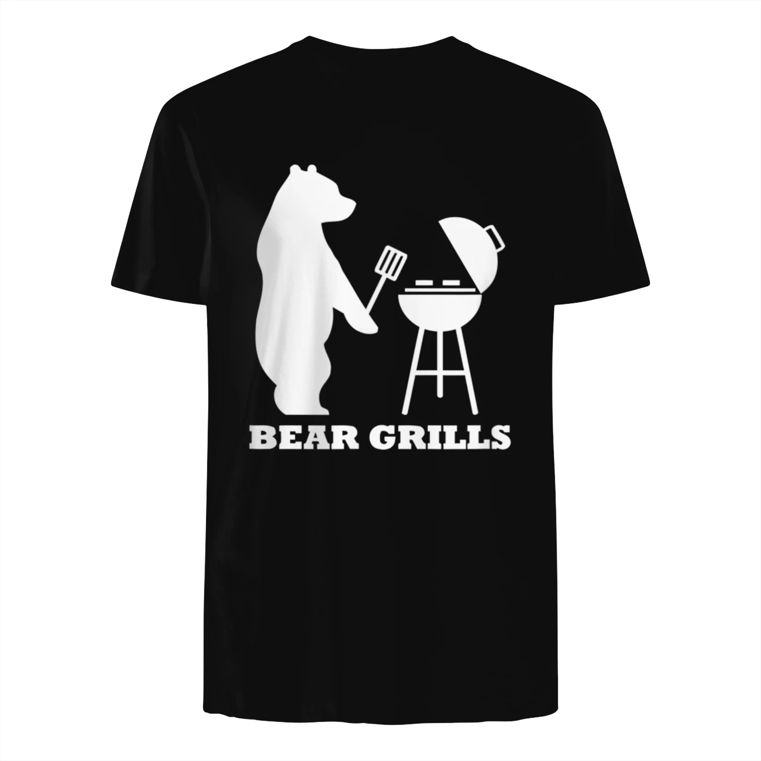 Bear Grills- Funny Bear Grilling BBQ Grill Bear Tee Gifts Maglietta