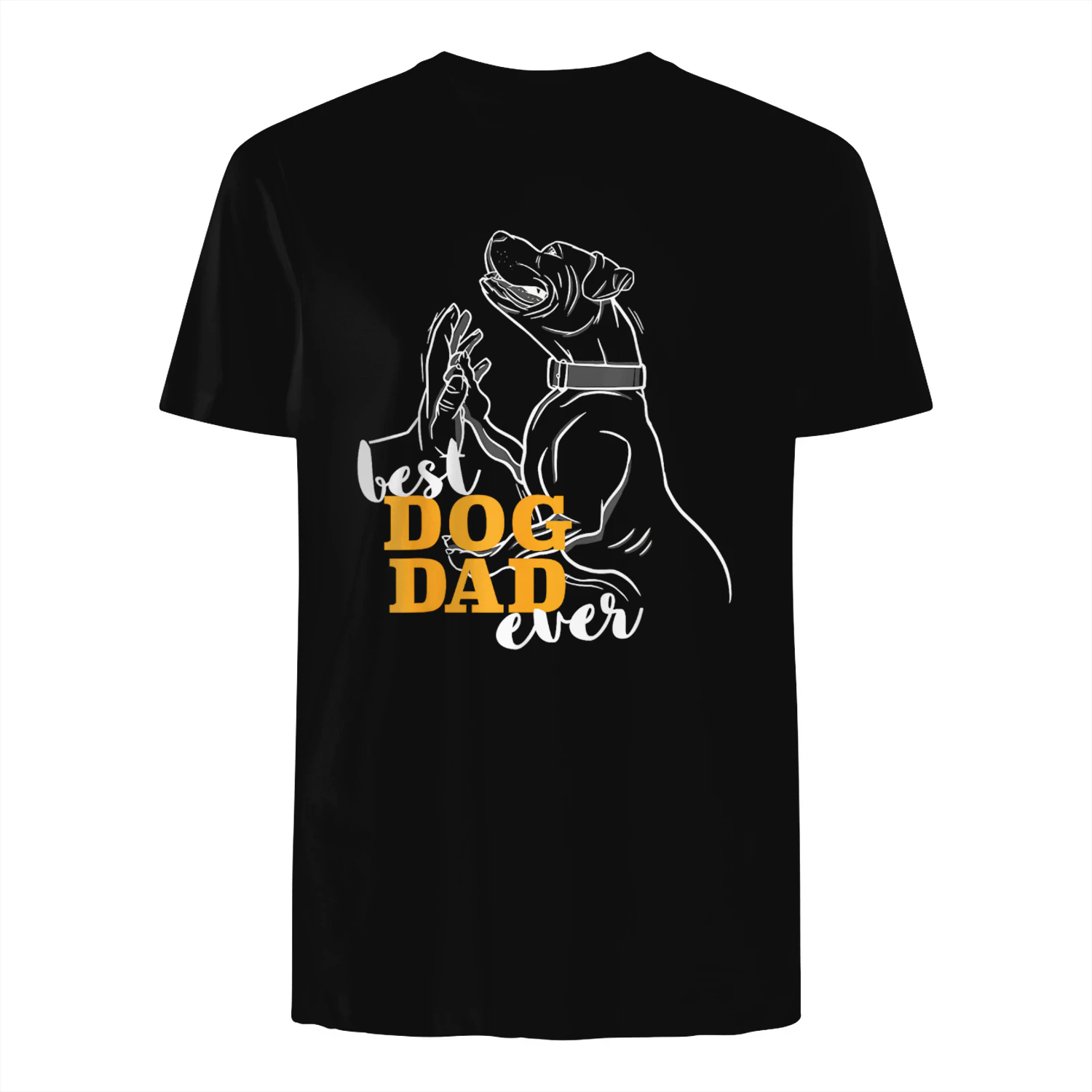 Best Dog Dad Ever Miglior Pitbull Boxer cane papà Maglietta