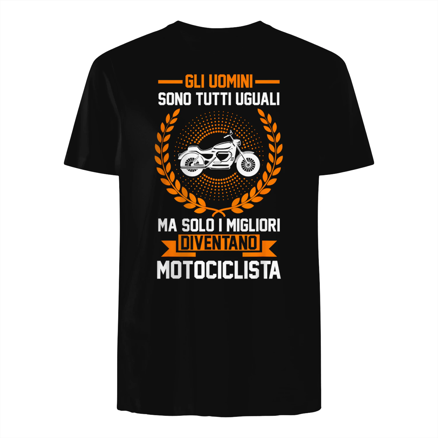 Motociclista Bici Moto Biker Maglietta