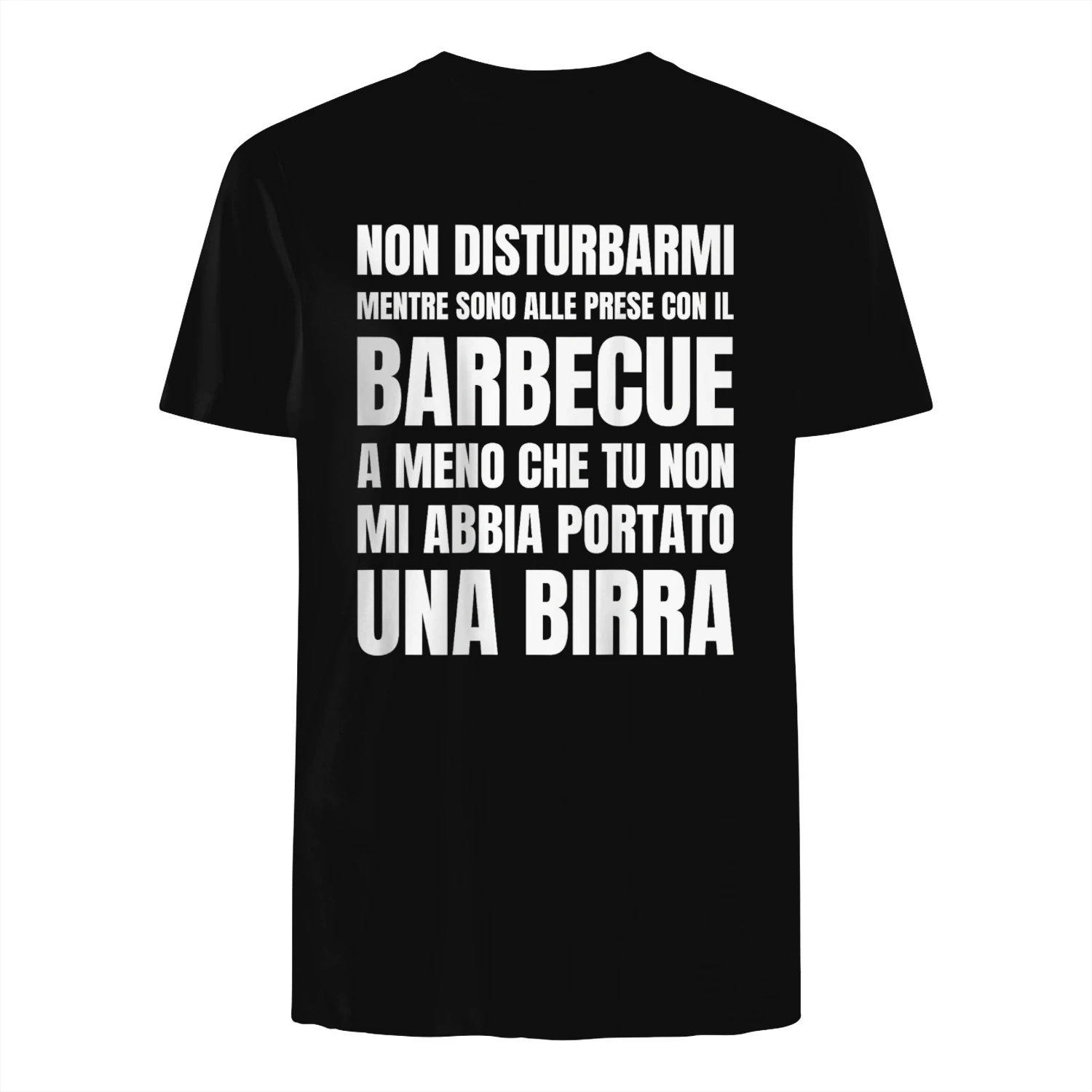 Barbecue Birra Barbeque BBQ Cuoco Divertente Maglietta