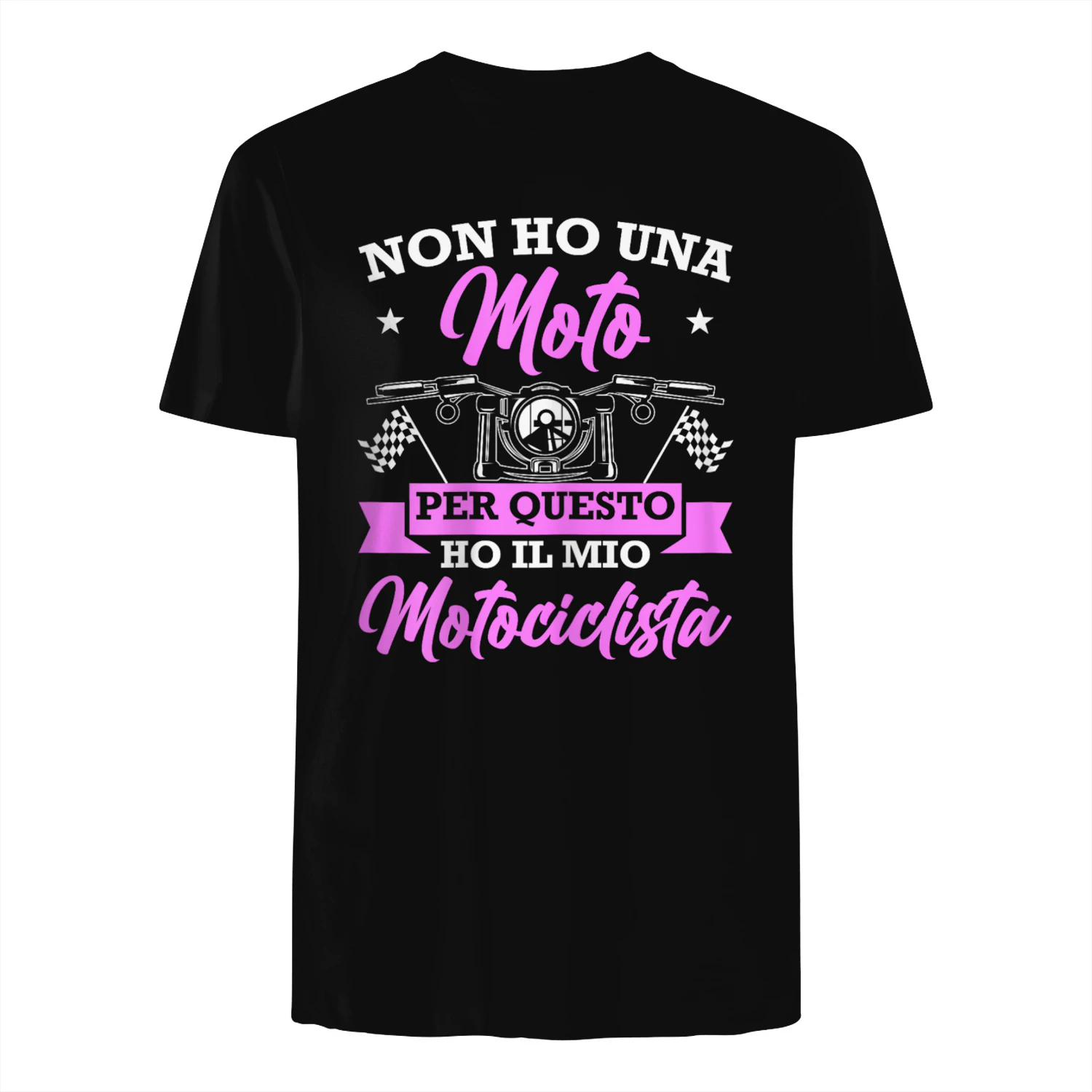 Motociclista Regalo Donne Passeggero di Moto Maglietta