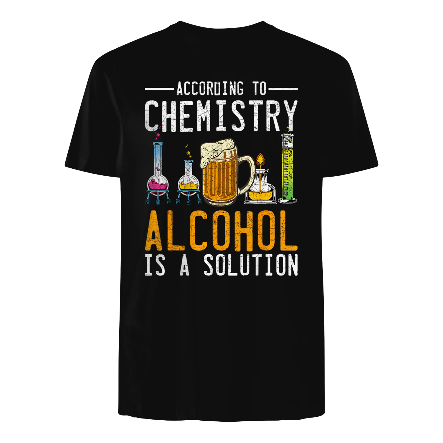 Scienziato Idea Regalo Chimico Ubriaco Birra Chimica Maglietta