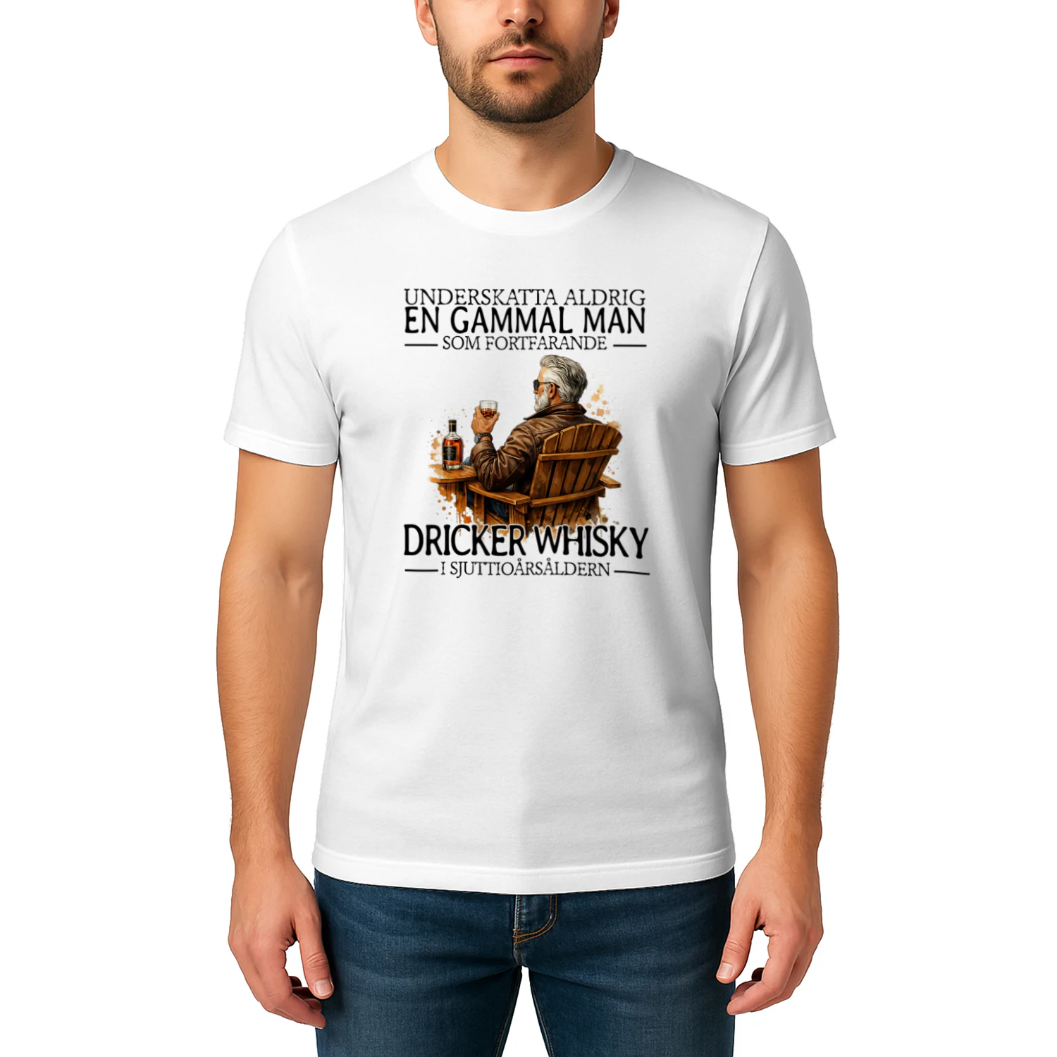 Whisky Never Old Men 7 T-Shirt