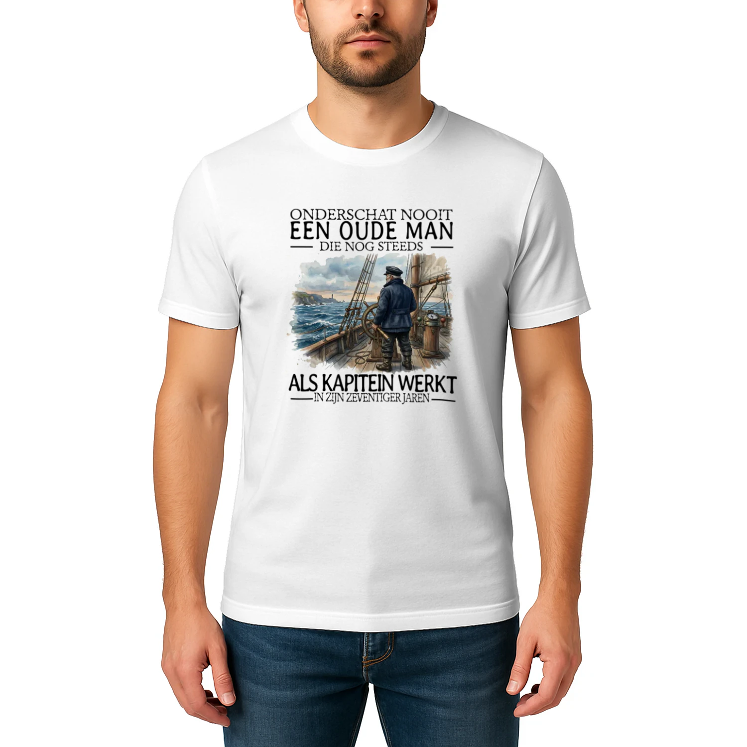 Captain Never Old Men 70 T-Shirt