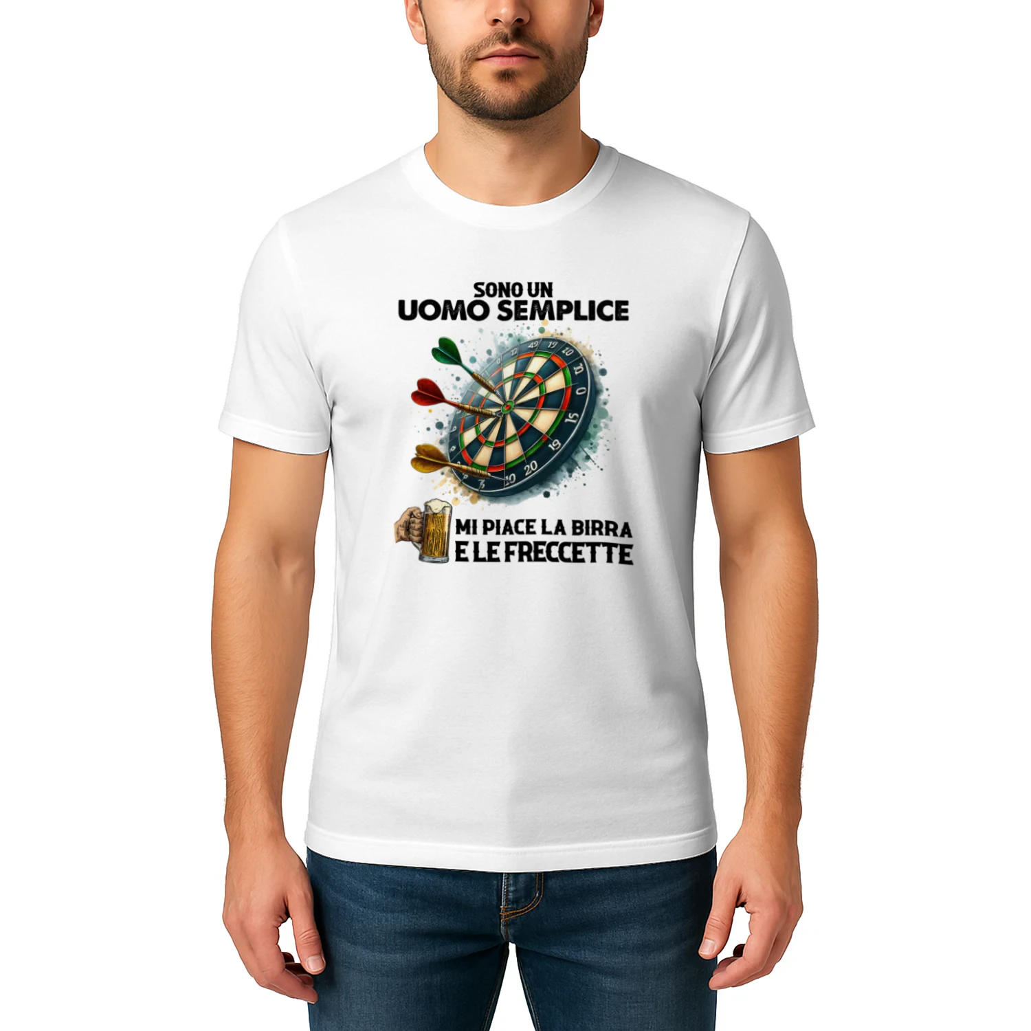 Darts Beer Simple Man T-Shirt