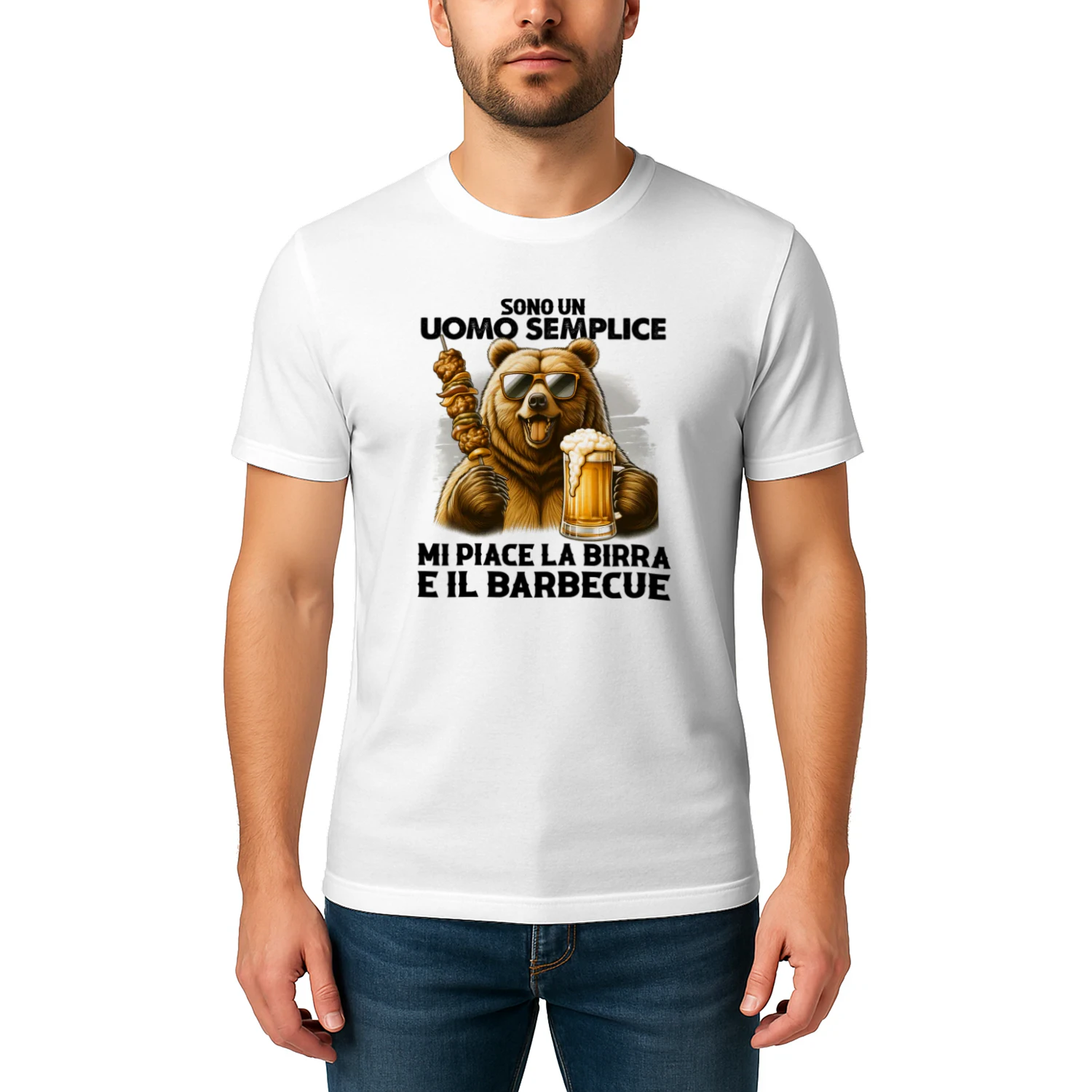 Beer Bbq Man T-Shirt