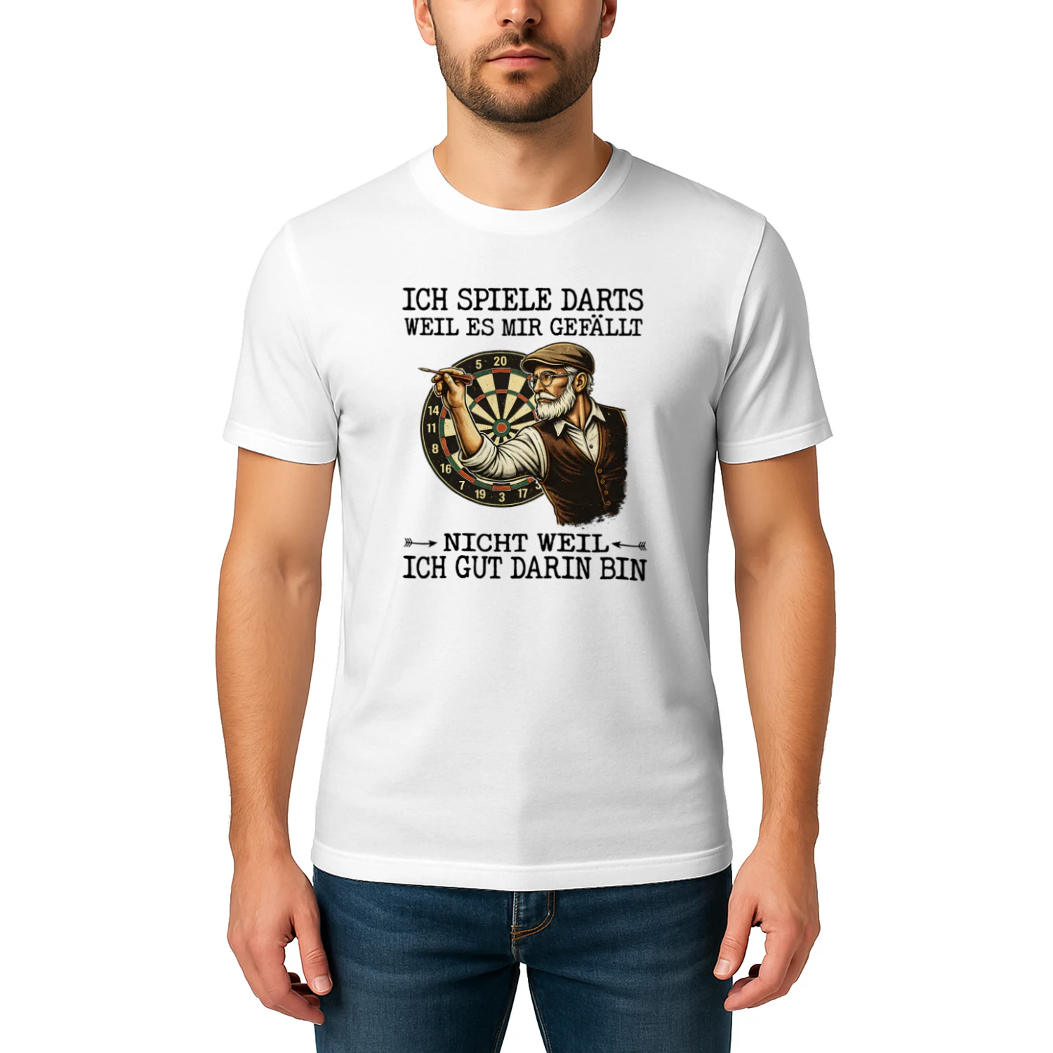 Darts Good At Full T-Shirt
