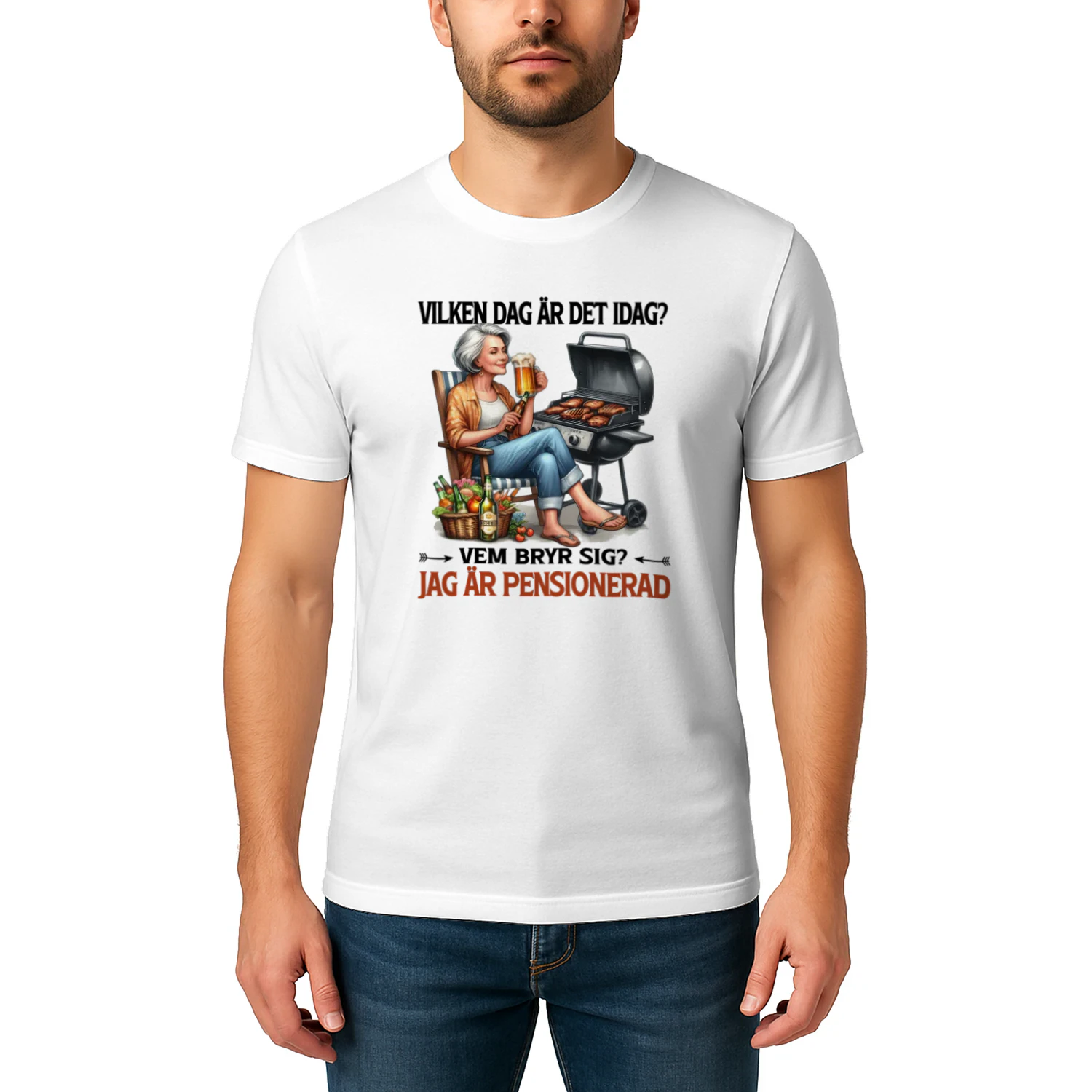 Beer Bbq Woman What Day Full T-Shirt
