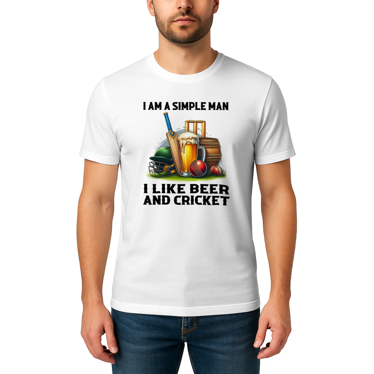 Cricket Beer Simple Man T-Shirt