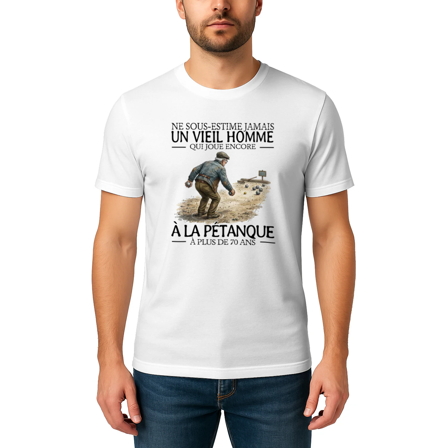 Petanque Never Old Men 70 T-Shirt