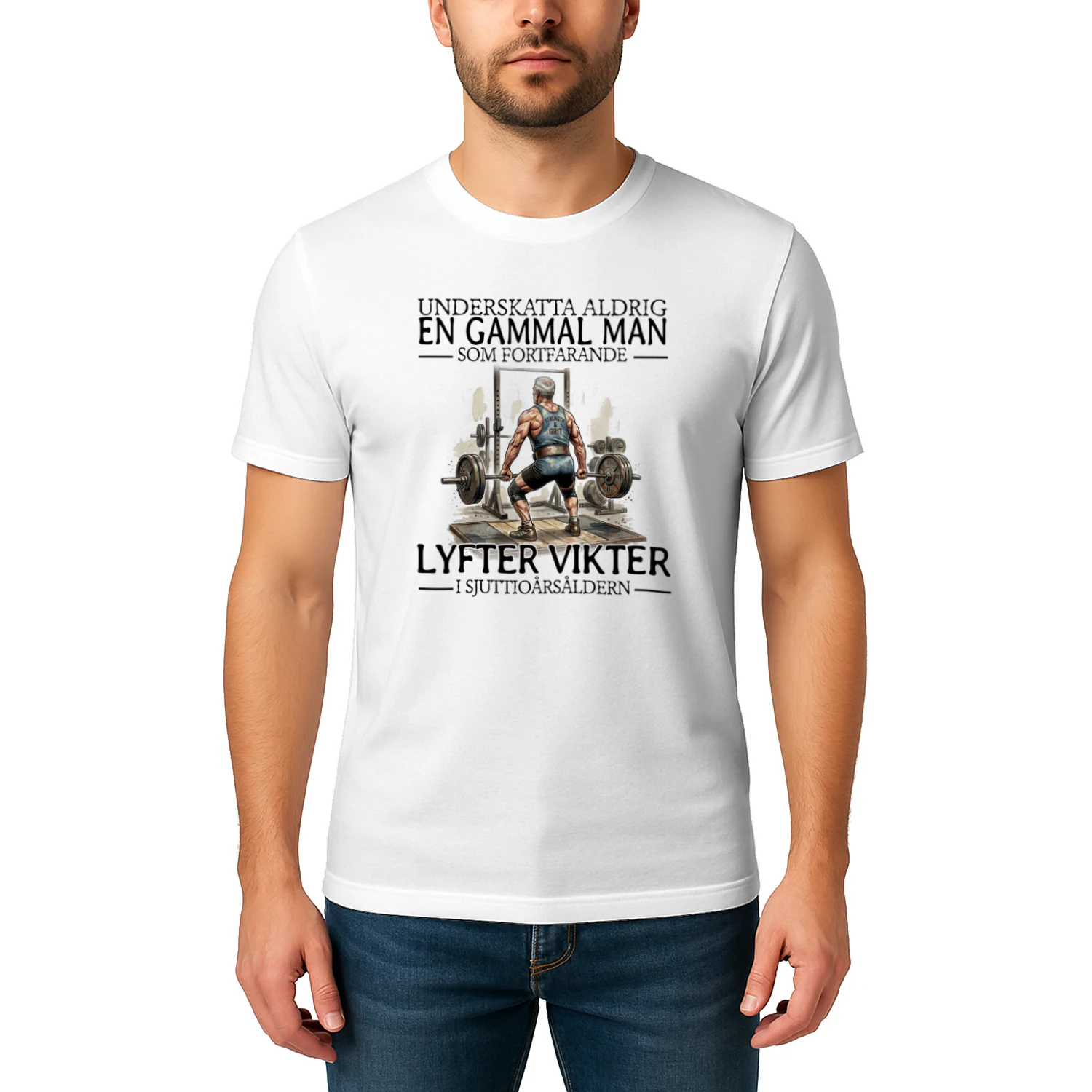 Liftsweights Never Old Men 70 T-Shirt