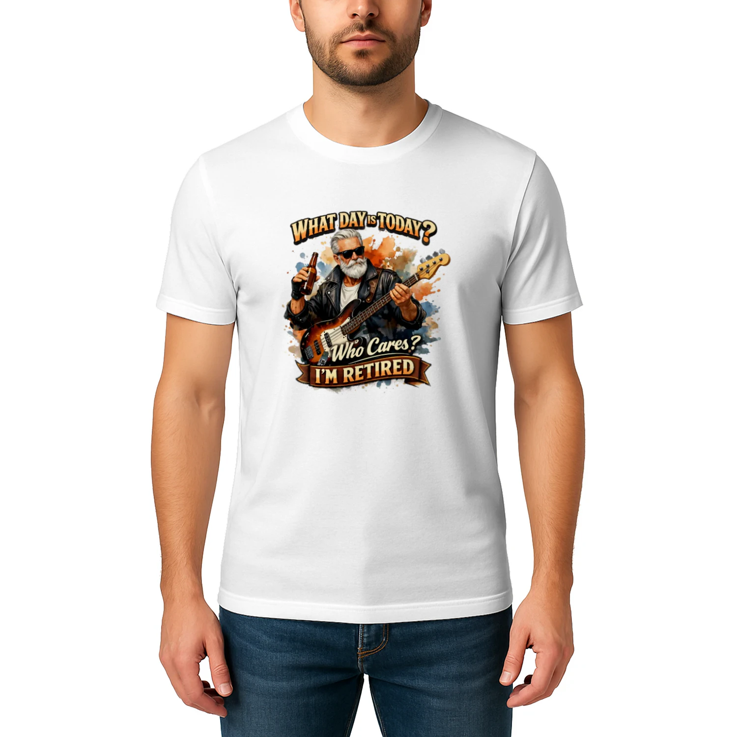 Bass Guitar Beer What T-Shirt