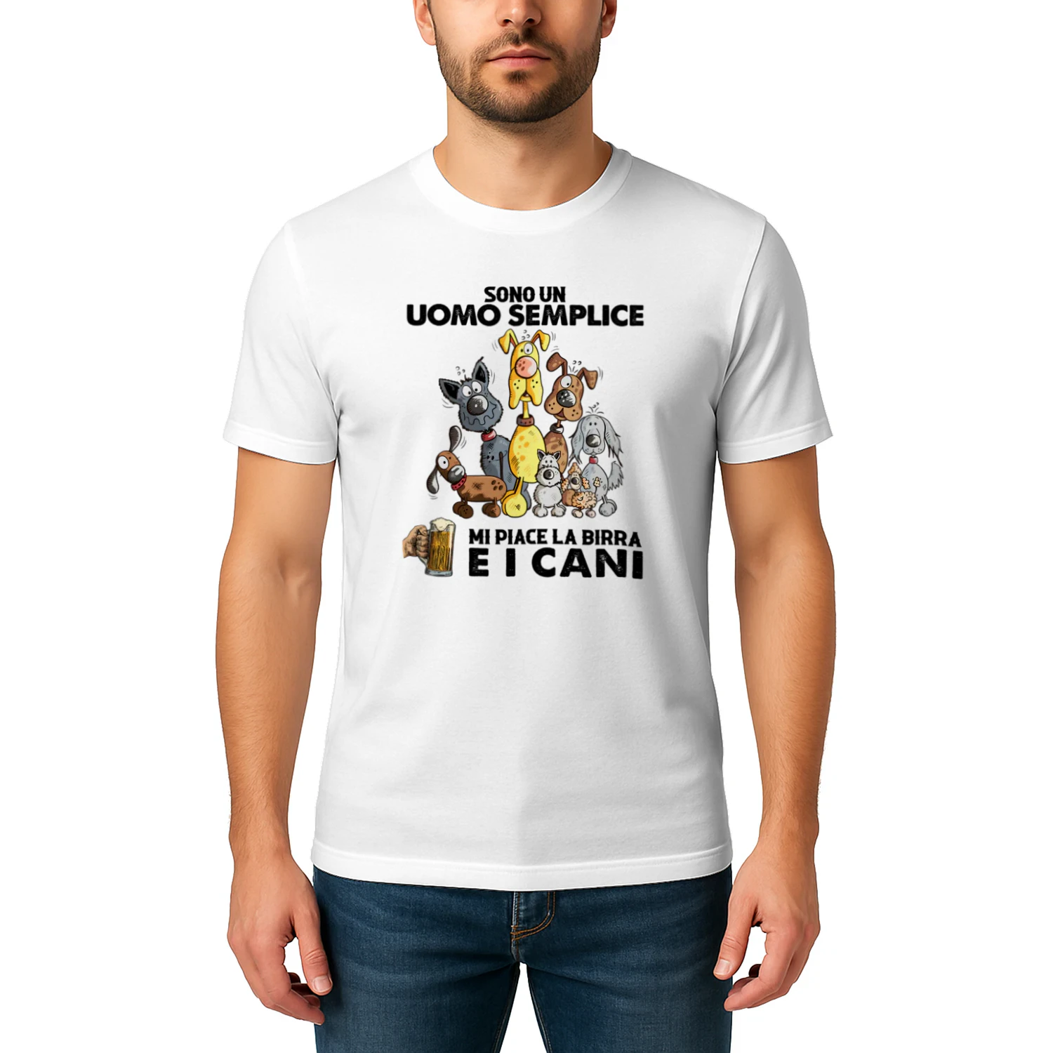 Beer Dogs Man T-Shirt